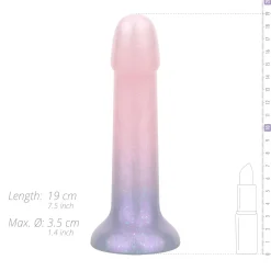 EasyToys - Dildo souple pailleté 