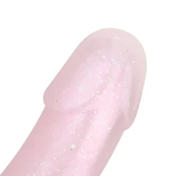 EasyToys - Dildo souple pailleté 