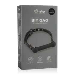 Easytoys Fetish - Bâillon avec mors en silicone - Noir
