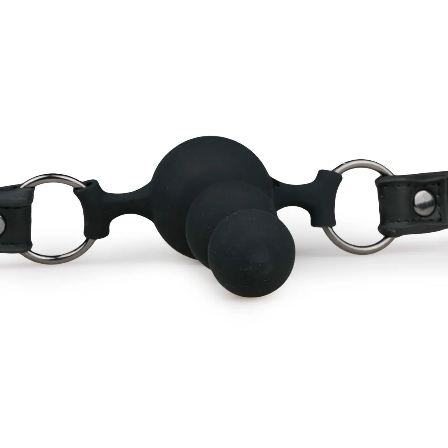 Easytoys Fetish - Bâillon à balle avec perles en silicone