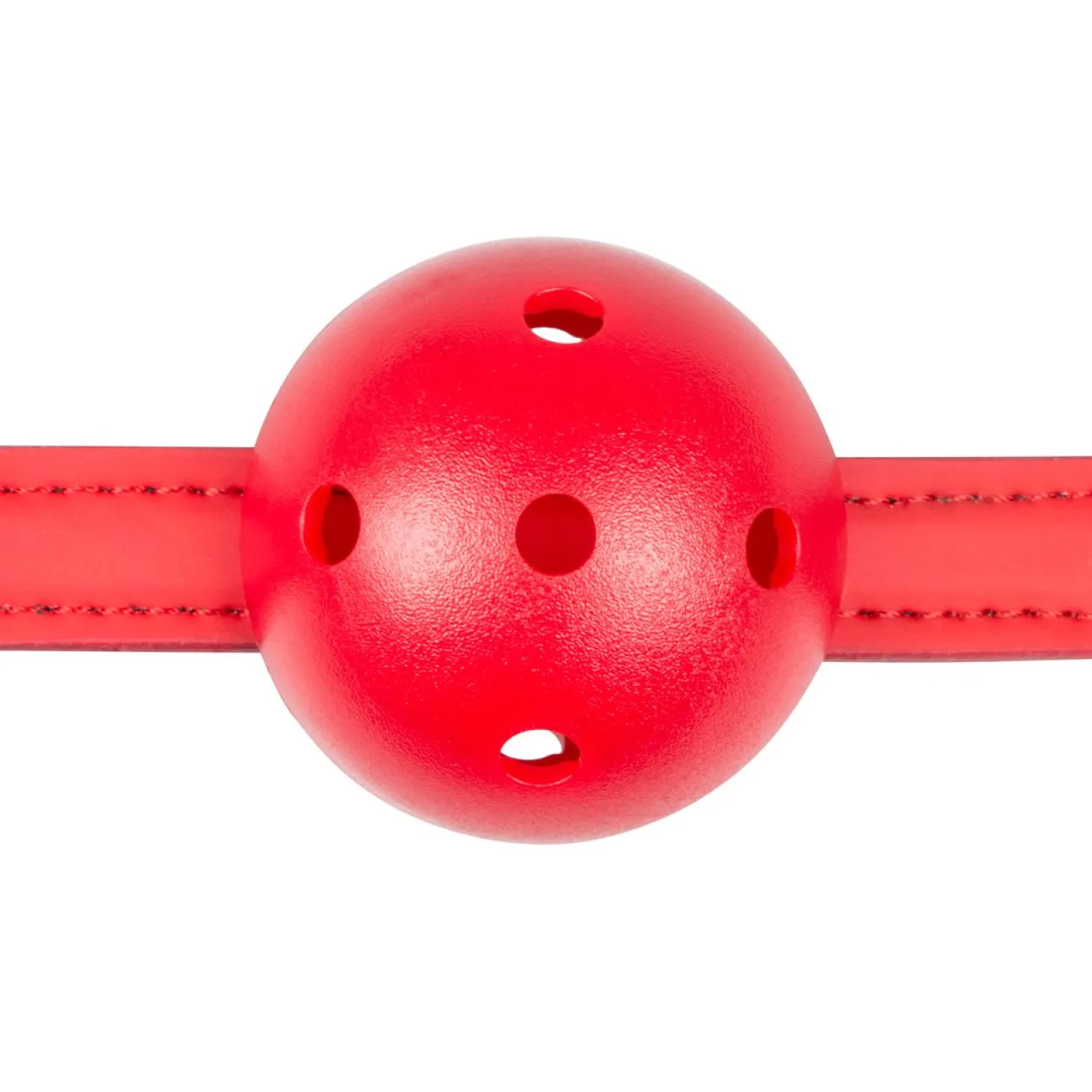 Easytoys Fetish - Bâillon à balle avec balle en PVC - Rouge