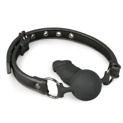 Easytoys Fetish - Bâillon à balle avec dong en silicone