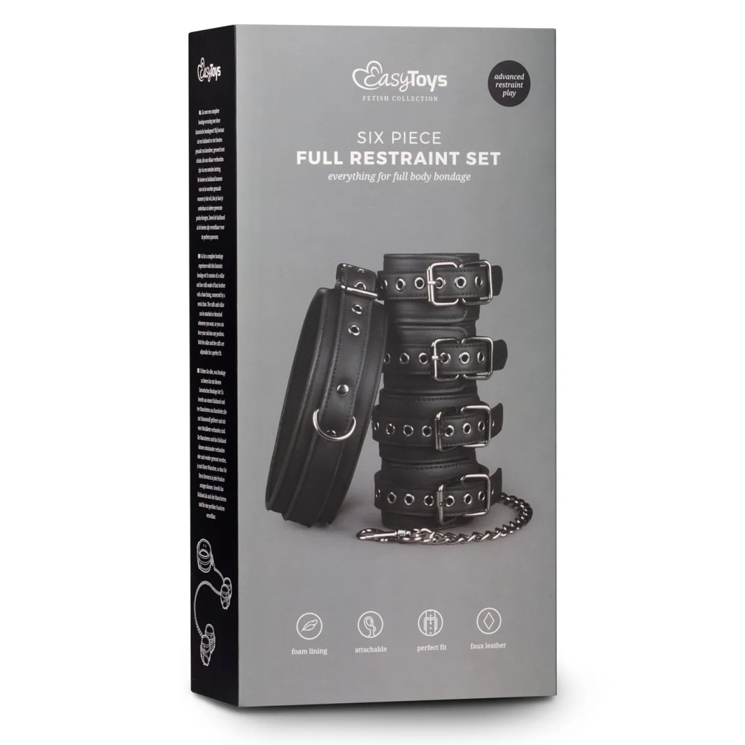 Easytoys Fetish - Bondage Set - Collier Menottes et Chevilles