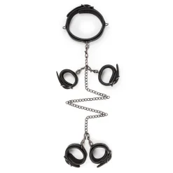 Easytoys Fetish - Bondage Set - Collier Menottes et Chevilles