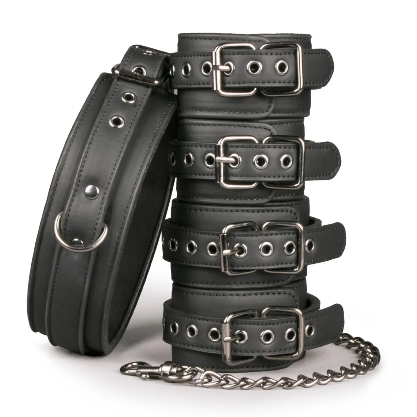 Easytoys Fetish - Bondage Set - Collier Menottes et Chevilles
