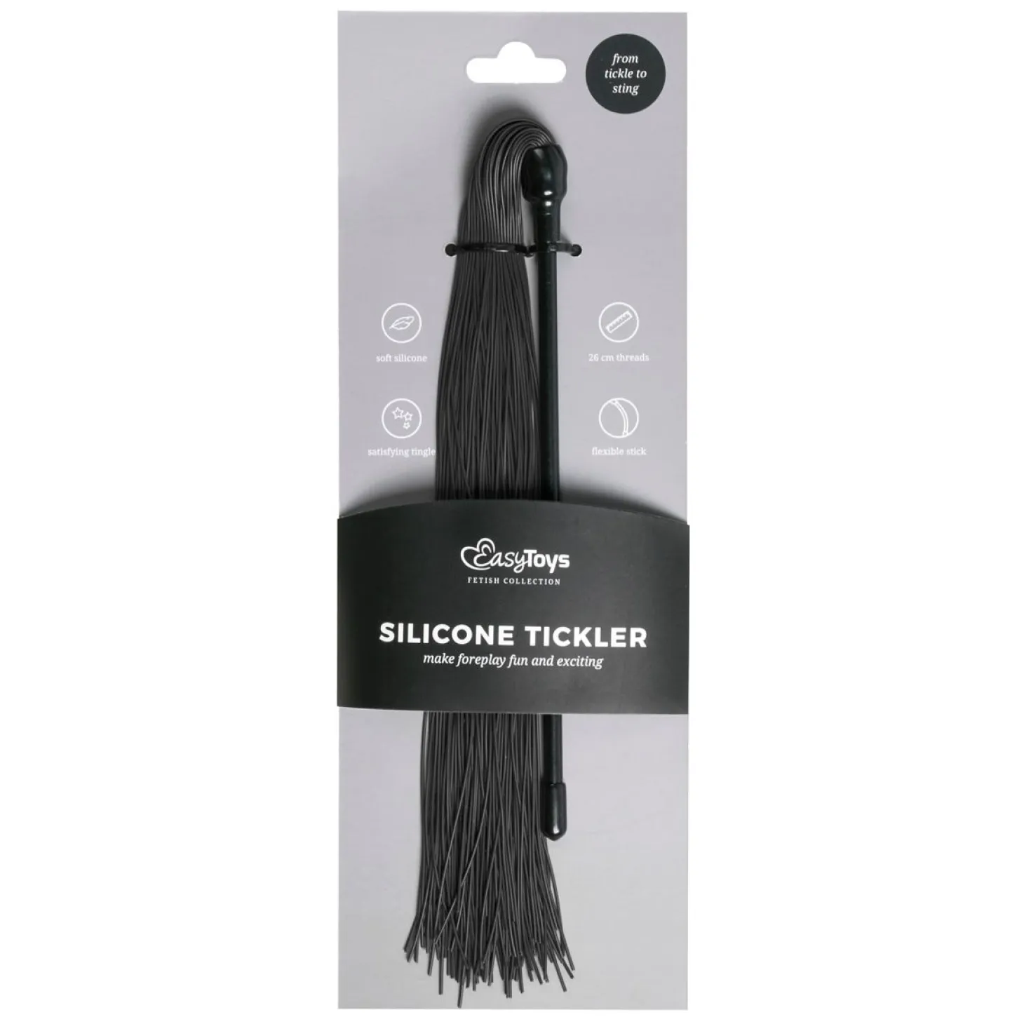 Easytoys Fetish - Chatouilleur en silicone noir