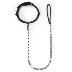 Easytoys Fetish - Collier fétichiste avec laisse - Noir