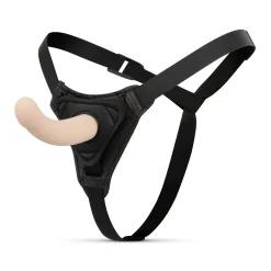 Easytoys Fetish - Gode ceinture avec harnais - Courbé