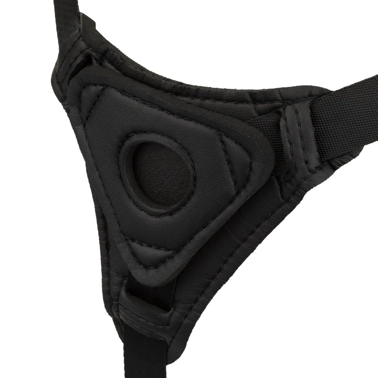 Easytoys Fetish - Gode ceinture harnais en silicone - Noir