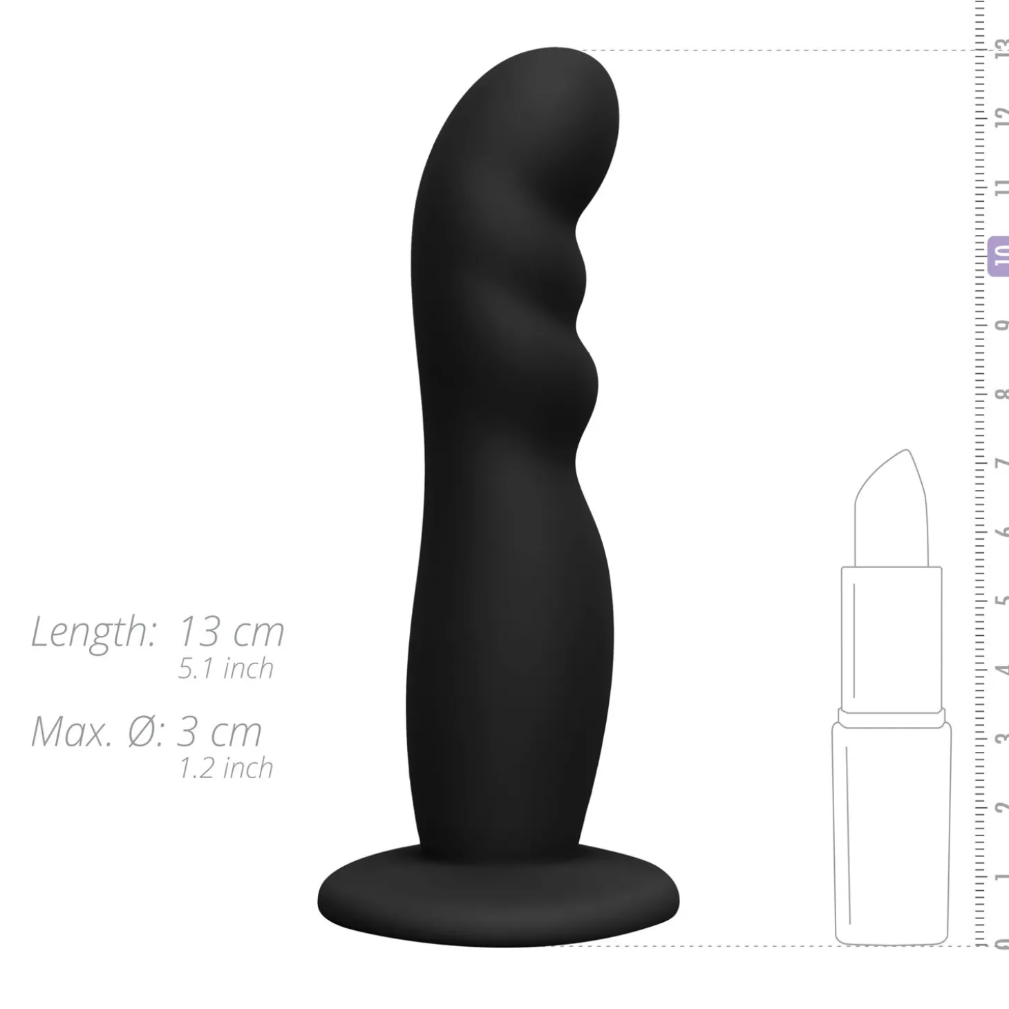 Easytoys Fetish - Gode ceinture harnais en silicone - Noir