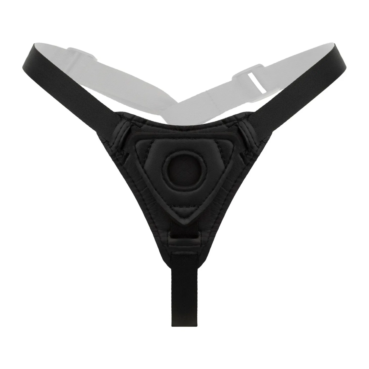 Easytoys Fetish - Gode ceinture harnais en silicone - Noir
