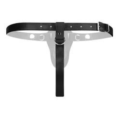Easytoys Fetish - Godemichet Double-Face avec Harnais - Noir