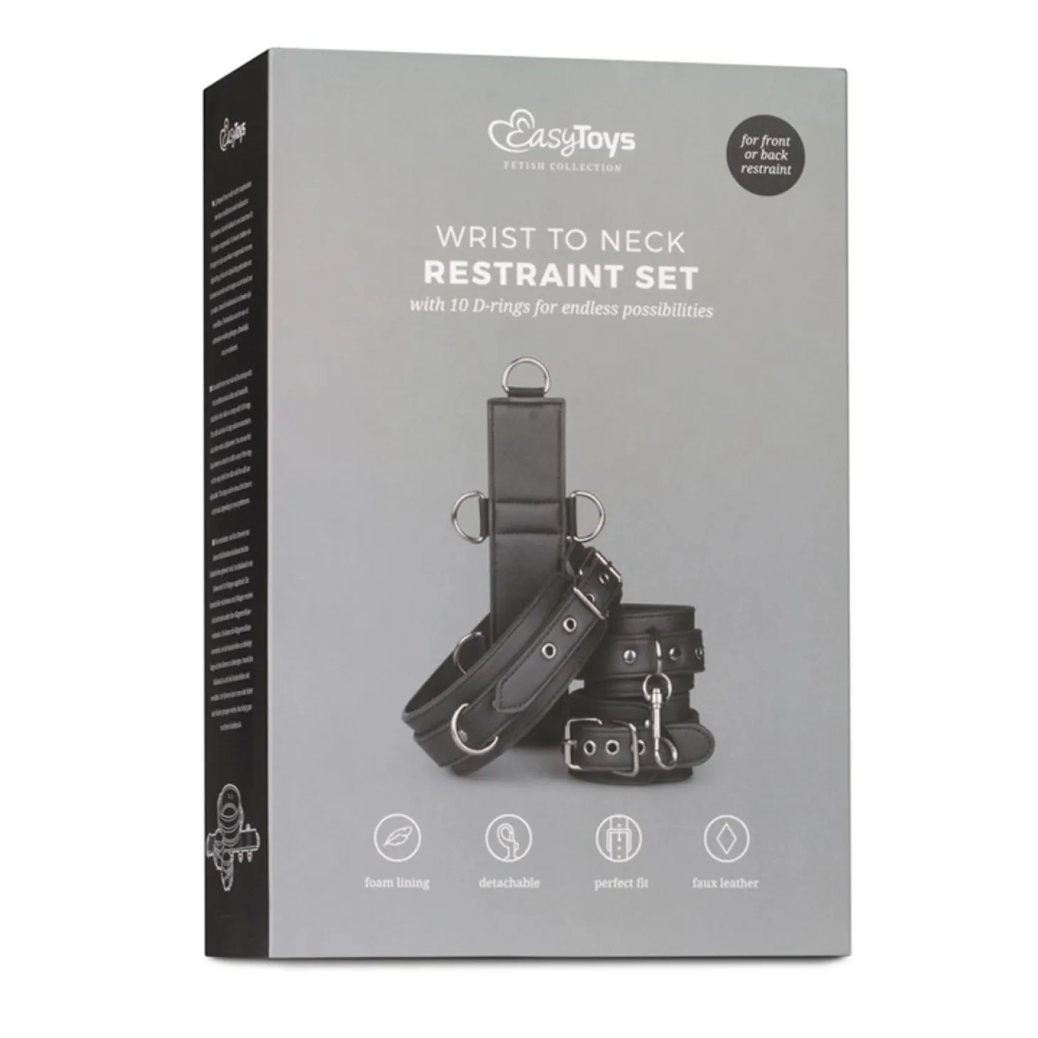 Easytoys Fetish - Harnais de bondage en cuir synthétique solide