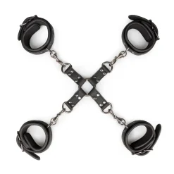 Easytoys Fetish - Hogtie With Hand and Anklecuffs - Noir