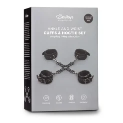 Easytoys Fetish - Hogtie With Hand and Anklecuffs - Noir