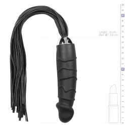 Easytoys Fetish - Martinet godemichet - Noir