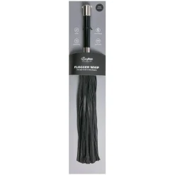 Easytoys Fetish - Martinet long avec poignée en métal
