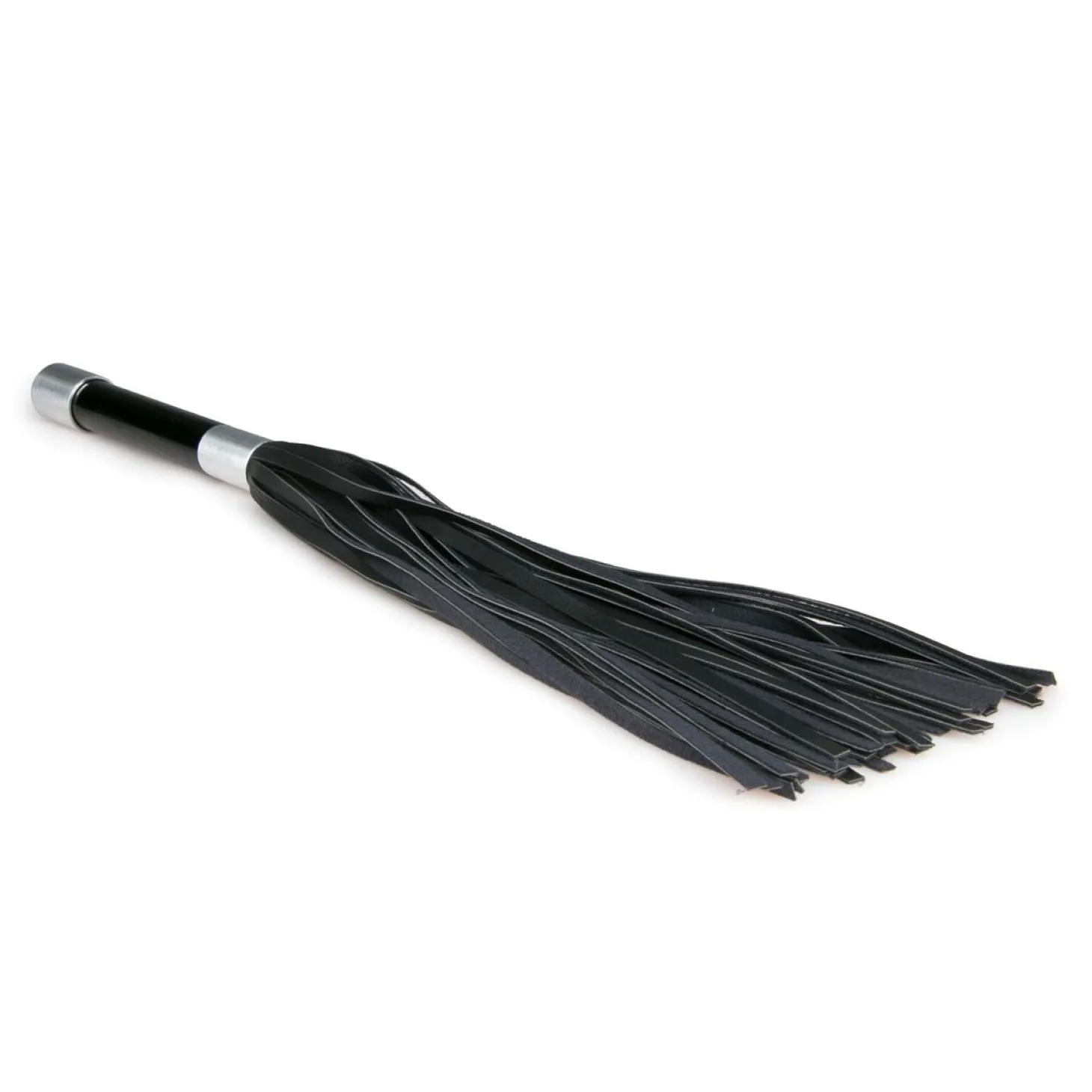 Easytoys Fetish - Martinet long avec poignée en métal