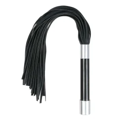 Easytoys Fetish - Martinet long avec poignée en métal