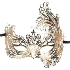 Easytoys Fetish - Masque de métal doré