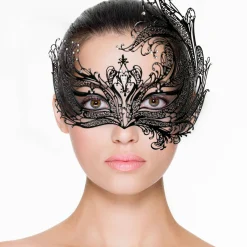 Easytoys Fetish - Masque métallique noir