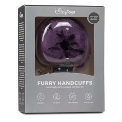Easytoys Fetish - Menottes avec fourrure - Violet