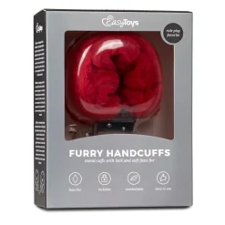 Easytoys Fetish - Menottes en fourrure - Rouge