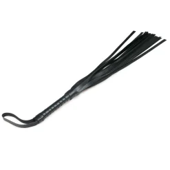 Easytoys Fetish - Petit martinet en cuir - Noir