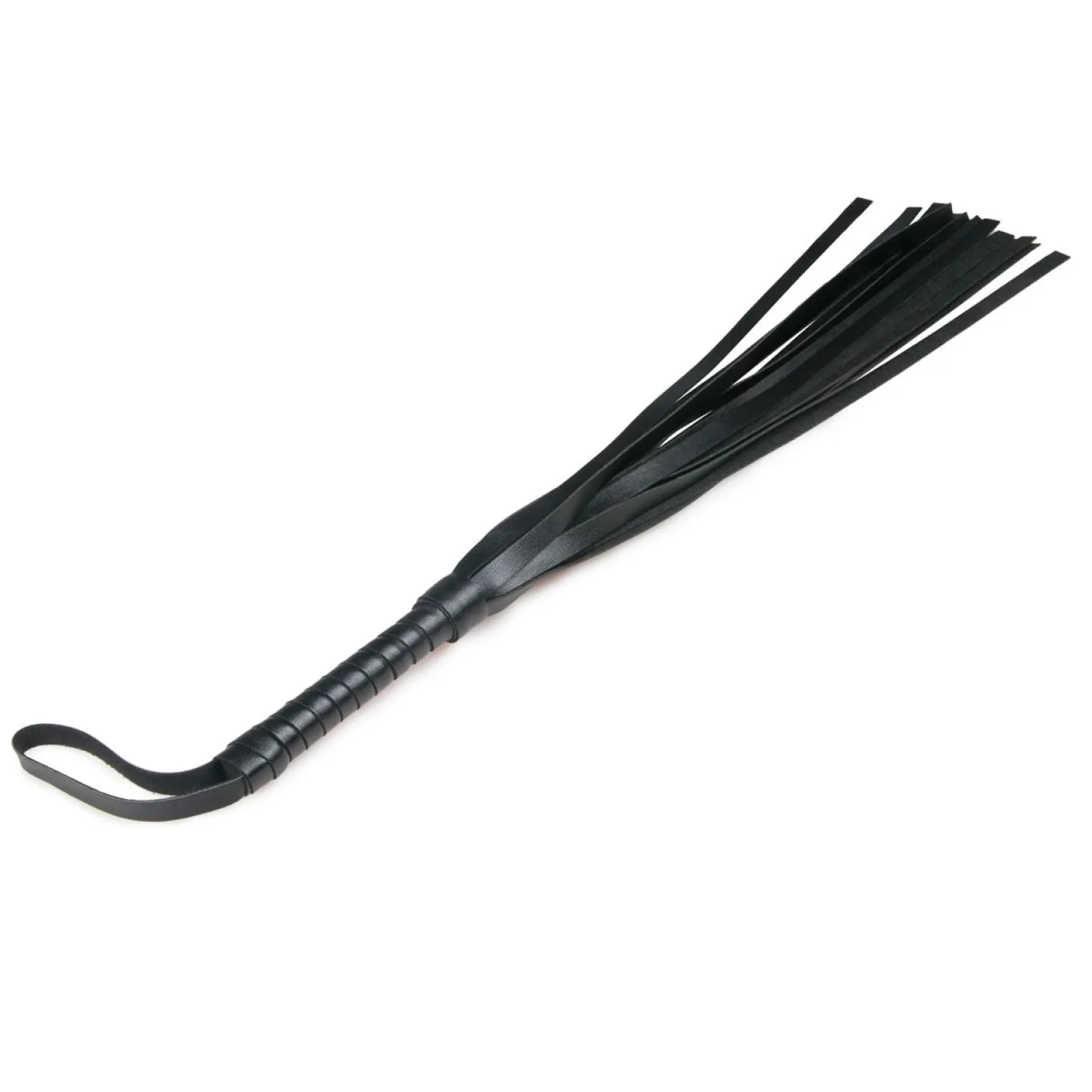 Easytoys Fetish - Petit martinet en cuir - Noir