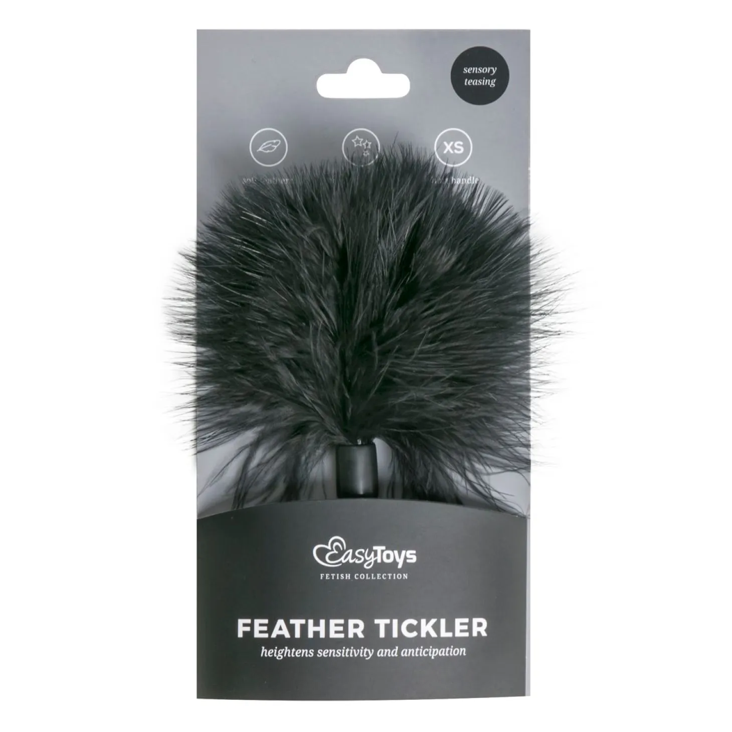 Easytoys Fetish - Petit plumeau - Noir