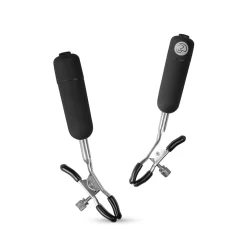 Easytoys Fetish - Pinces à tétons avec balles vibrantes
