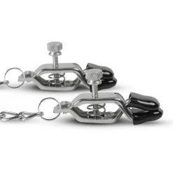 Easytoys Fetish - Pinces à tétons grandes avec chaîne