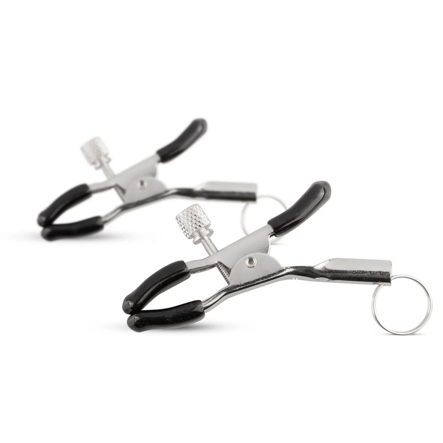 Easytoys Fetish - Pince à vis avec anneau de fixation