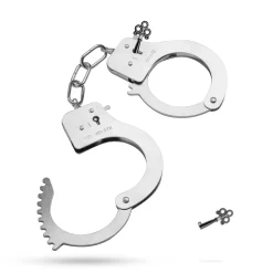 Easytoys Fetish - Poignets en métal - argent