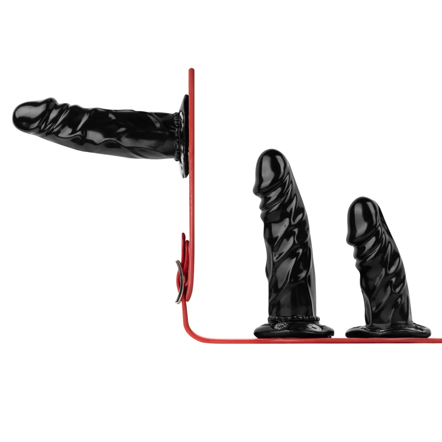 Easytoys Fetish - Triple Dildo Strap-On Harness