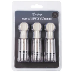 Easytoys Fetish - Ventouses pour clitoris et tétons - 3 pièces