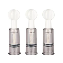 Easytoys Fetish - Ventouses pour clitoris et tétons - 3 pièces