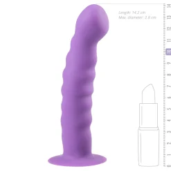 EasyToys - Gode en silicone avec ventouse - Mauve