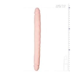 EasyToys - Godemichet à double extrémité de 30 cm - Beige
