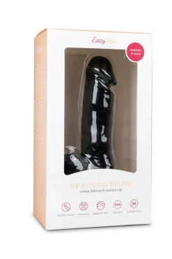 EasyToys - Godemichet réaliste de 17,5 cm - Noir