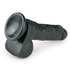 EasyToys - Godemichet réaliste de 17,5 cm - Noir