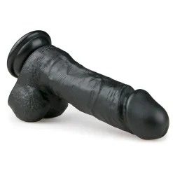EasyToys - Godemichet réaliste de 17,5 cm - Noir