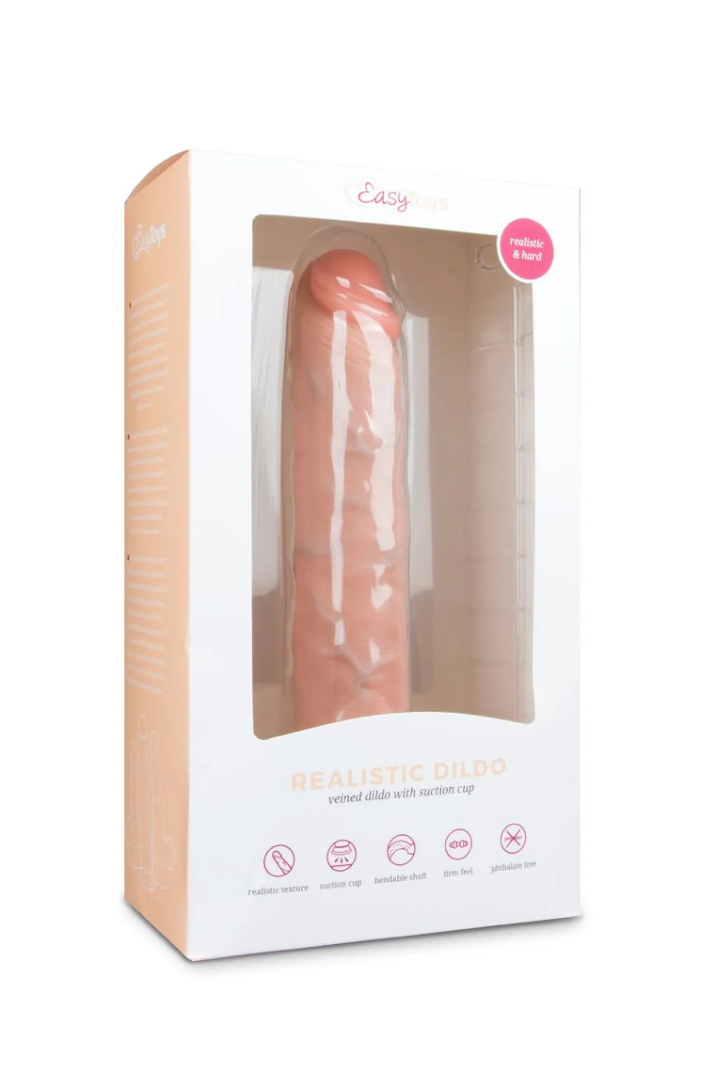 EasyToys - Gode réaliste de 28,5 cm - Beige
