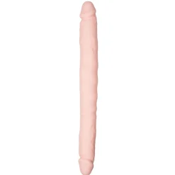 EasyToys - Gode réaliste à double extrémité - Beige