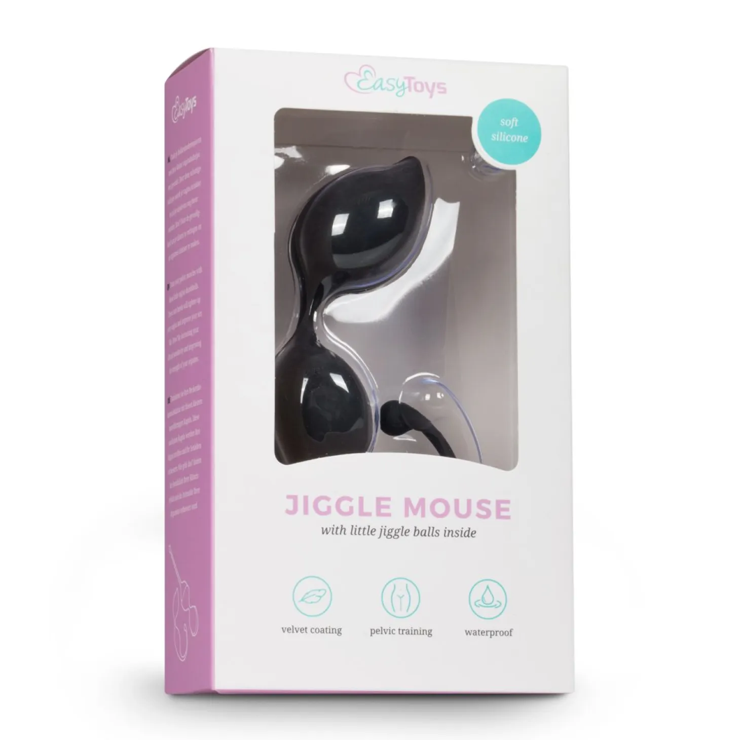 EasyToys - Loveballs coniques courbées - Noir