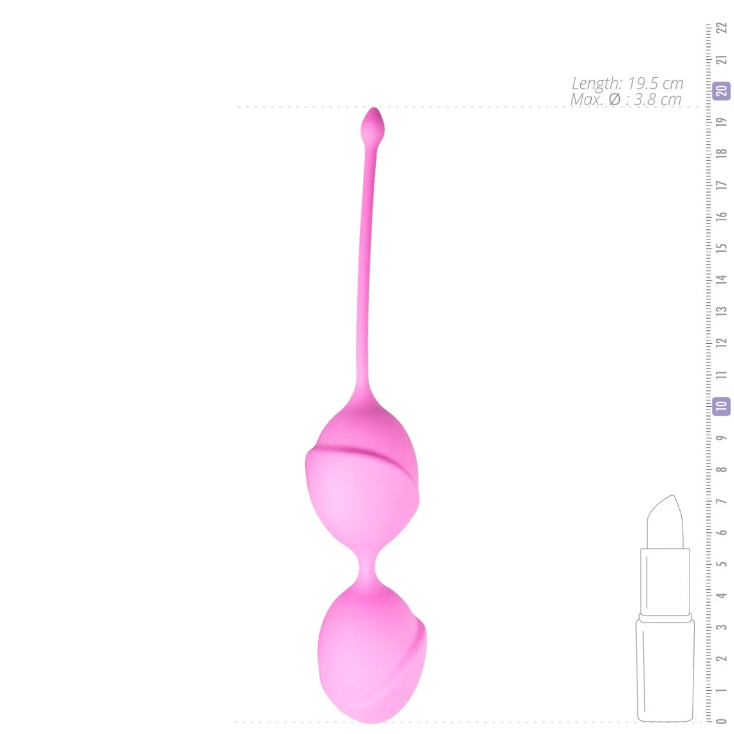 EasyToys - Loveballs ultra-douces - Rose