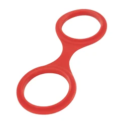 EasyToys - Menottes flexibles en silicone - Rouge