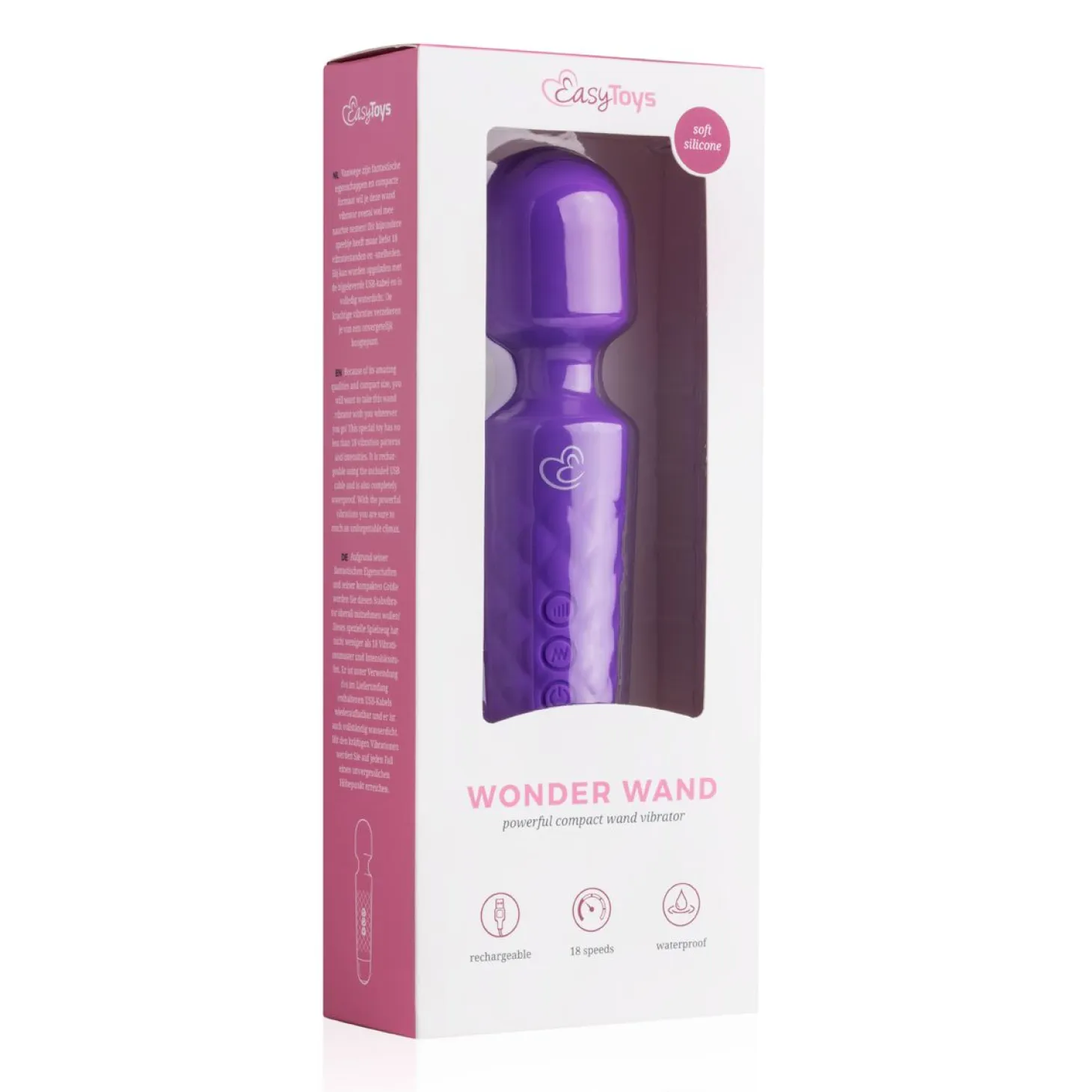 EasyToys - Mini Wand - Vibromasseur clitoridien - Violet