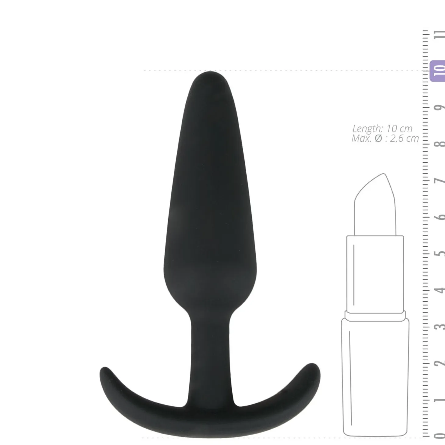 EasyToys - Plug anal M - Noir