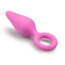 EasyToys - Plug anal rose avec anneau - Small